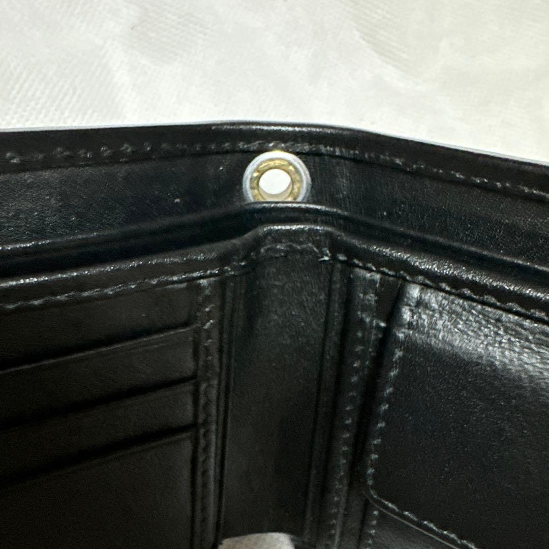 二つ折ウォレット/レザー/スティングリイ/コンチョ/小銭入/新品50%OFF