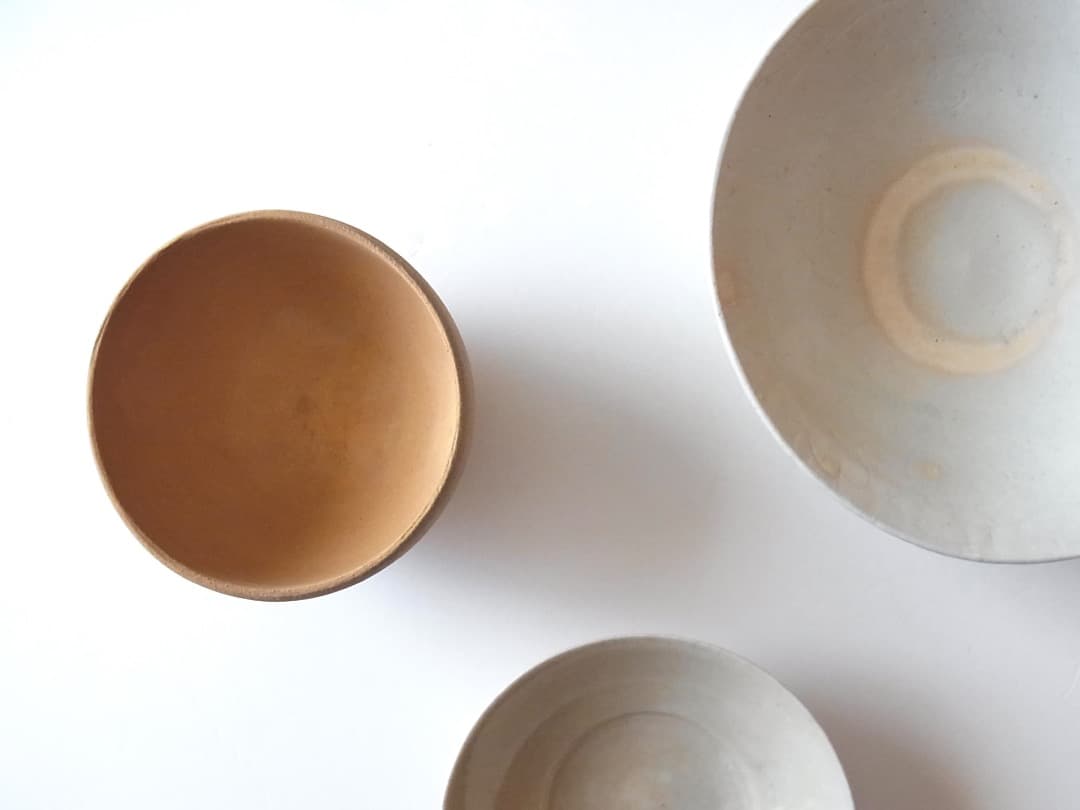 山本亮平『焼締碗』／初期伊万里 李朝 古唐津 黒高麗 オンギ くらわんか