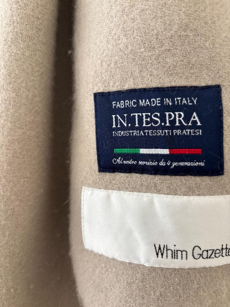 Whim Gazette きれいなミルクティー色　リバーコート