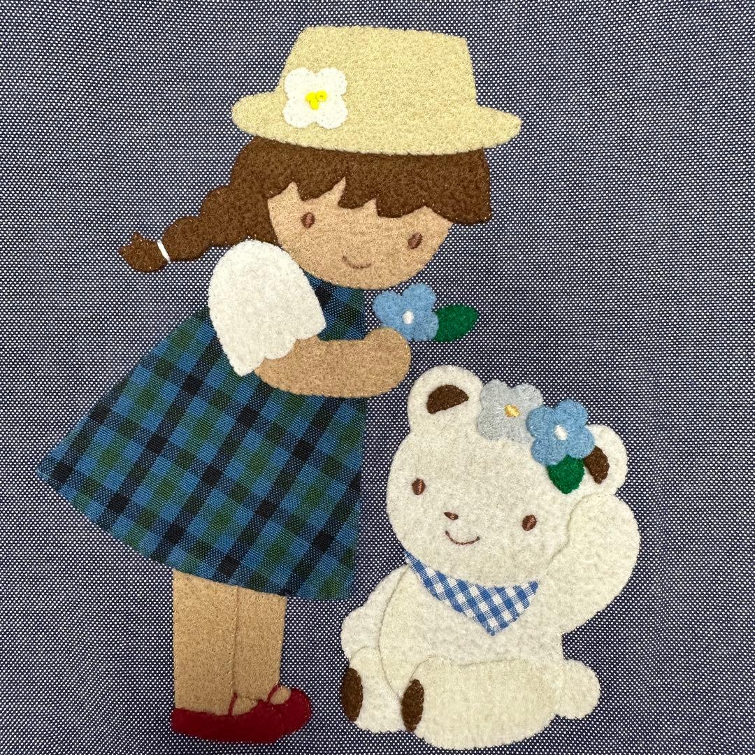 ファミリア　トートバッグ　レッスンバッグ　デニム　A4 familiar