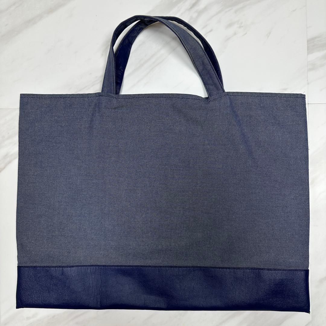 ファミリア　トートバッグ　レッスンバッグ　デニム　A4 familiar