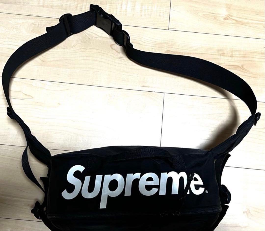 【即配達】Supreme シュプリーム 17ss waist bag 黒