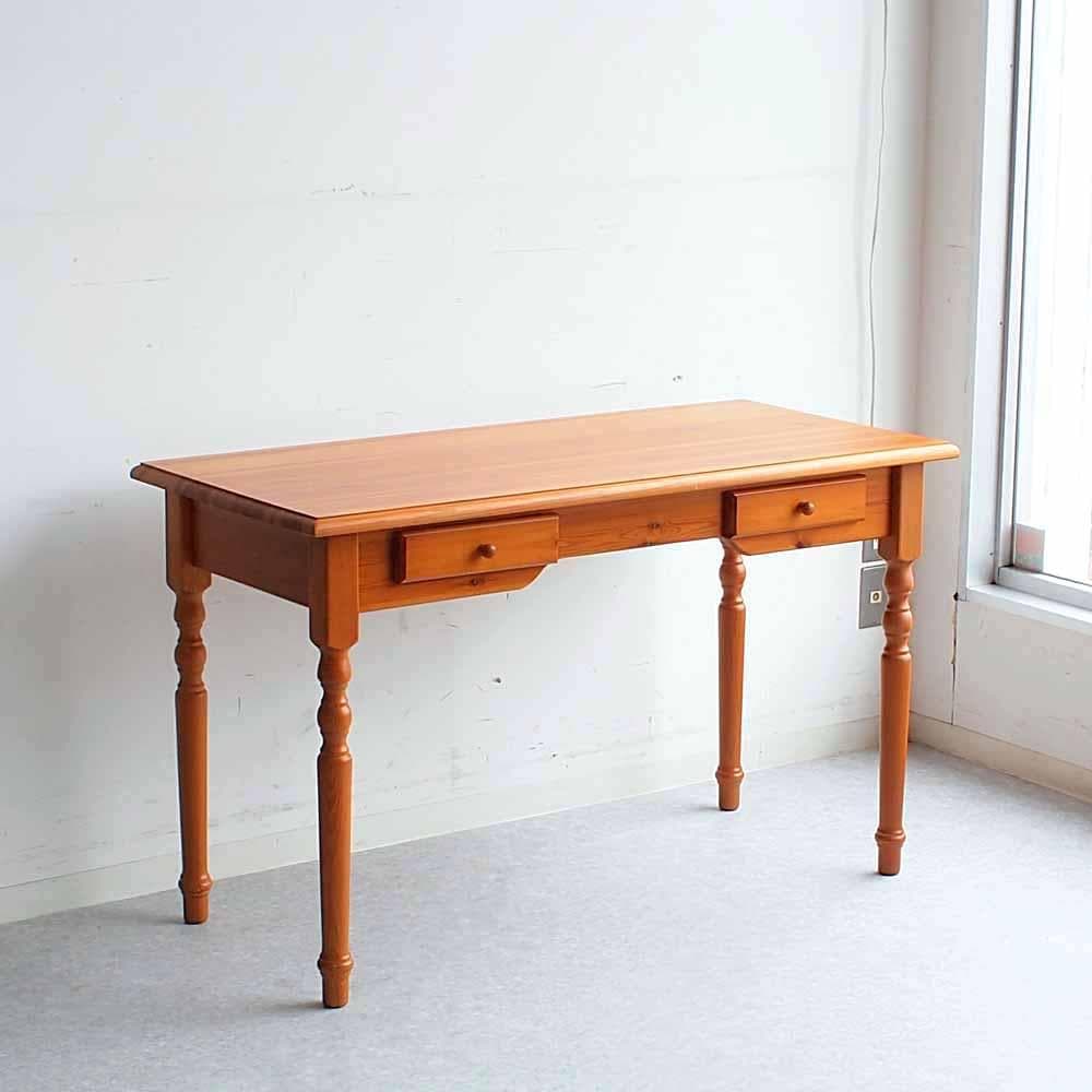 パイン材 ワークデスク 120cm カントリー ZR24449