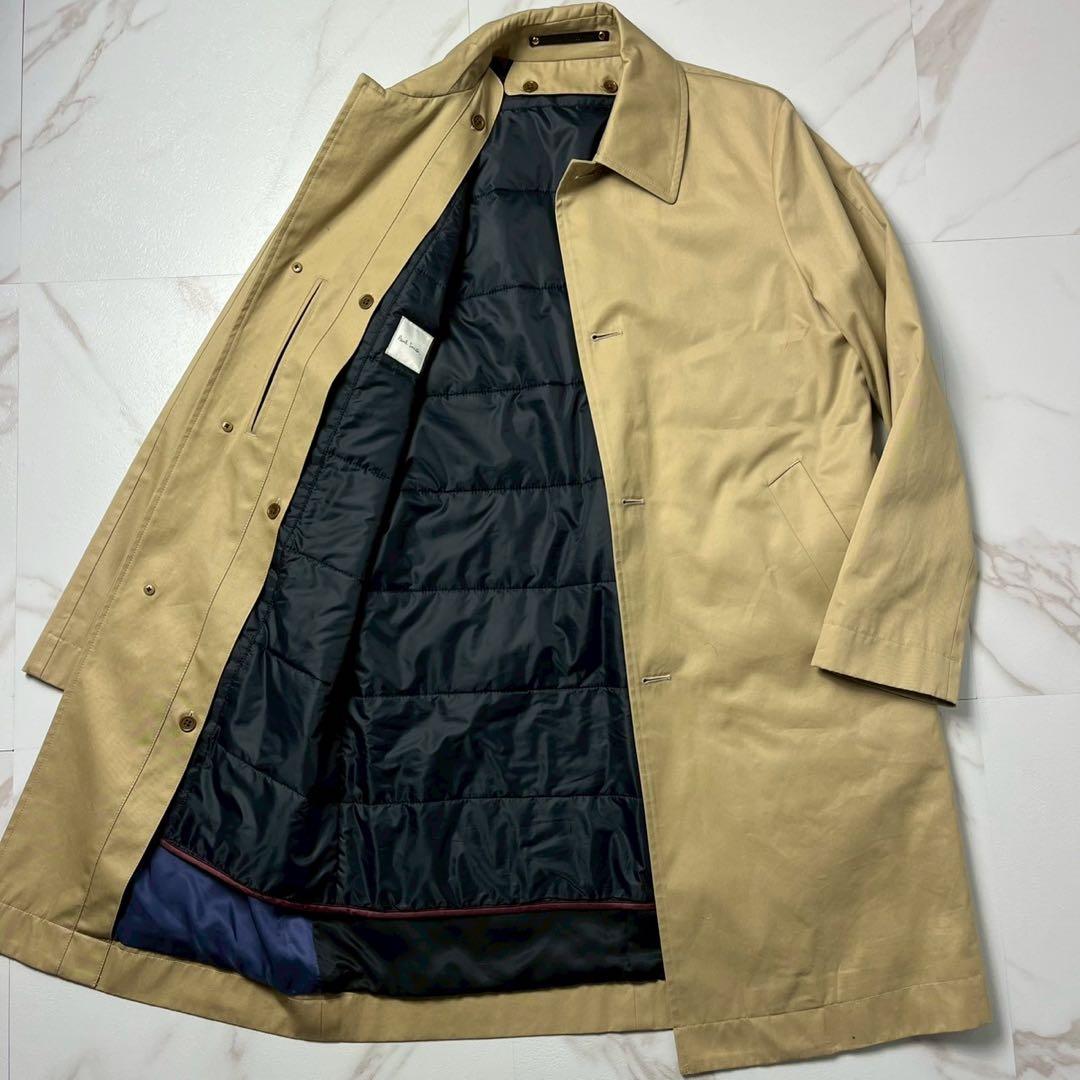 未使用級✨️現行 ポールスミス ライナー付き ステンカラー コート べージュ L