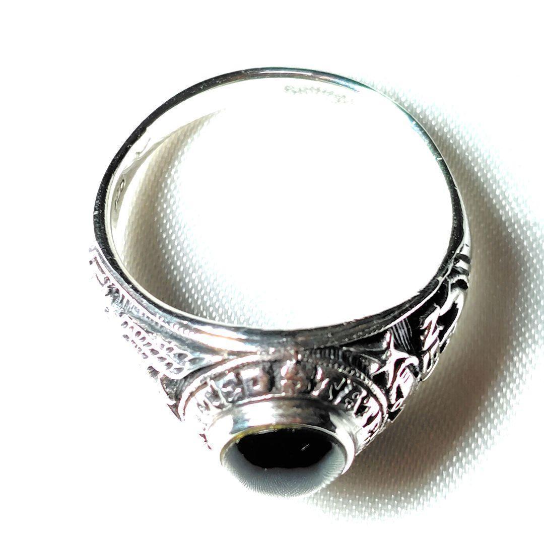 かちょし✨実物✨40s★ヴィンテージ★US NAVY★カレッジリング★23