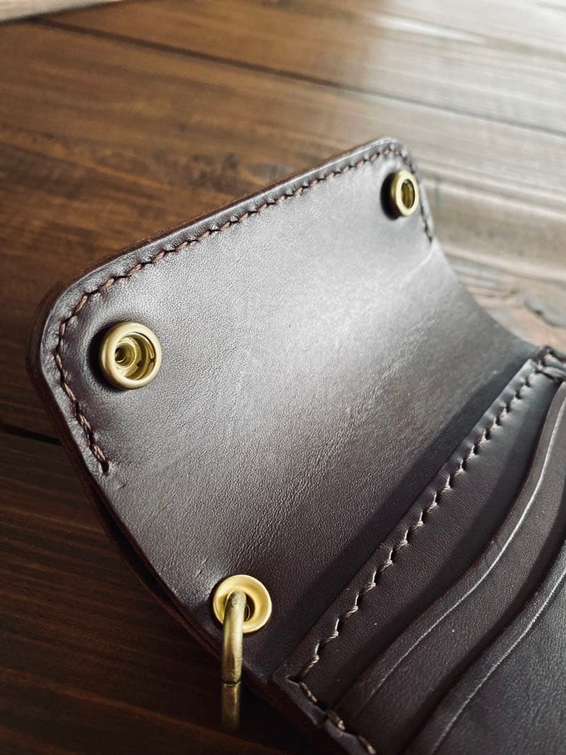 【ブルガロ】TS03-65ショートトラッカーウォレット真鍮チェーンは別売り