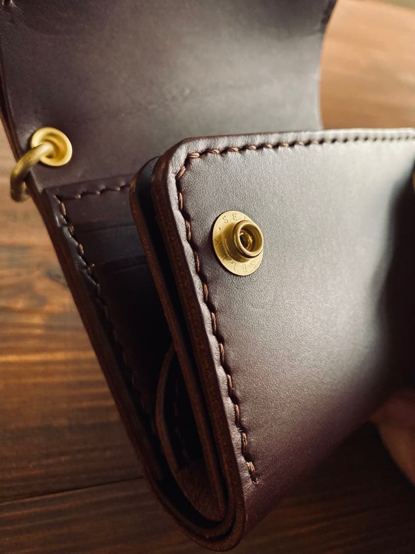 【ブルガロ】TS03-65ショートトラッカーウォレット真鍮チェーンは別売り