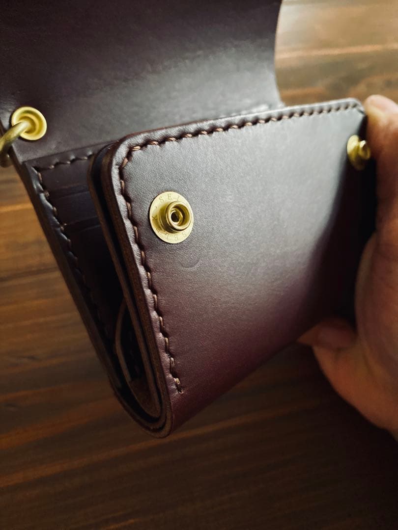 【ブルガロ】TS03-65ショートトラッカーウォレット真鍮チェーンは別売り