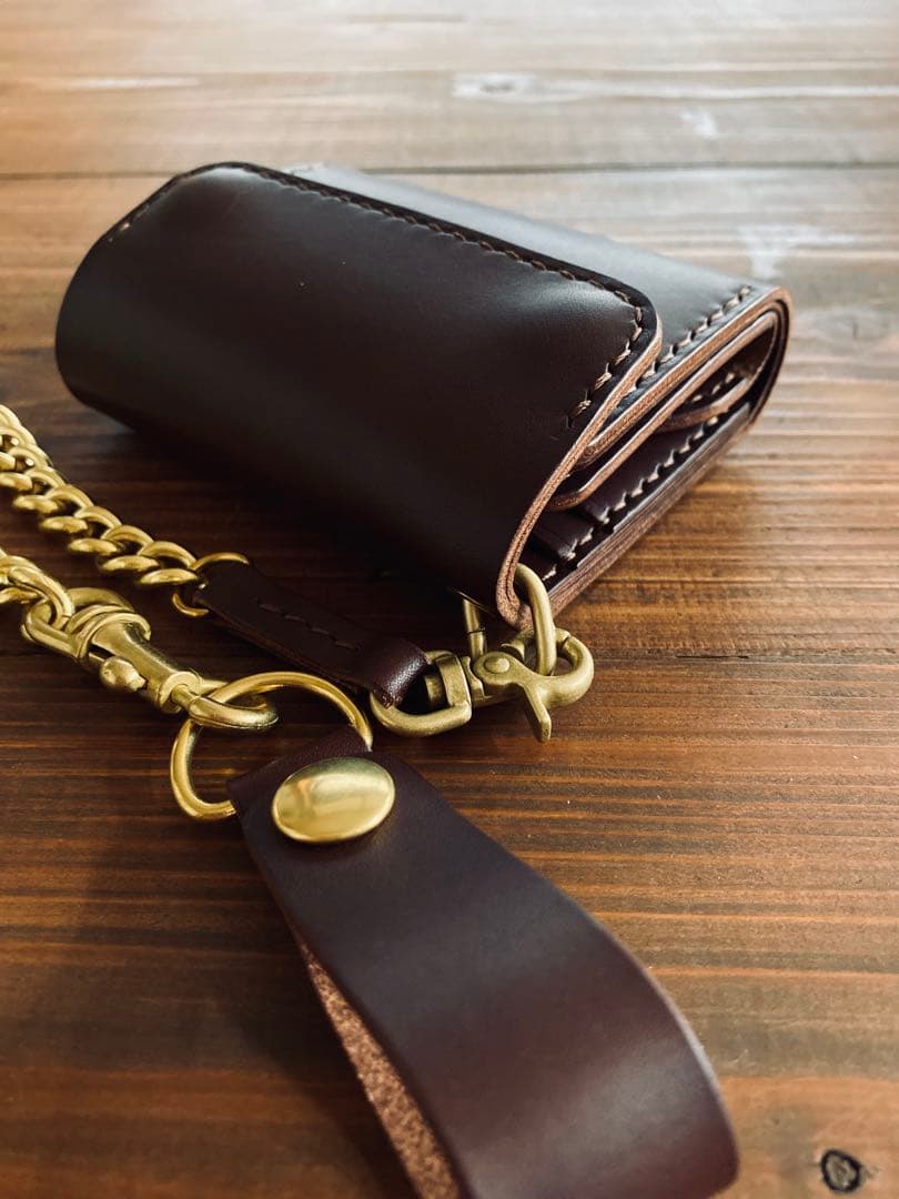 【ブルガロ】TS03-65ショートトラッカーウォレット真鍮チェーンは別売り