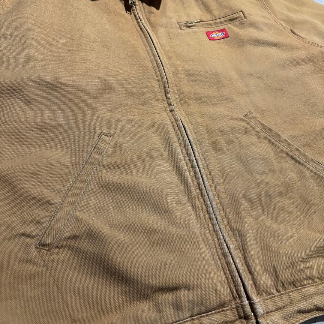 90s- Dickies ディッキーズ　デトロイトジャケット　キャメル　フェード