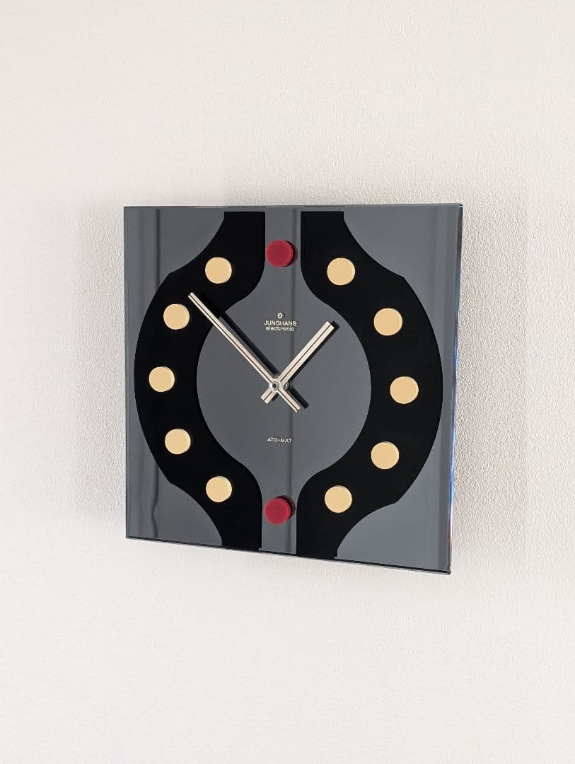 60's-70's ユンハンス スペースエイジ ポストモダン ジャンク 掛け時計