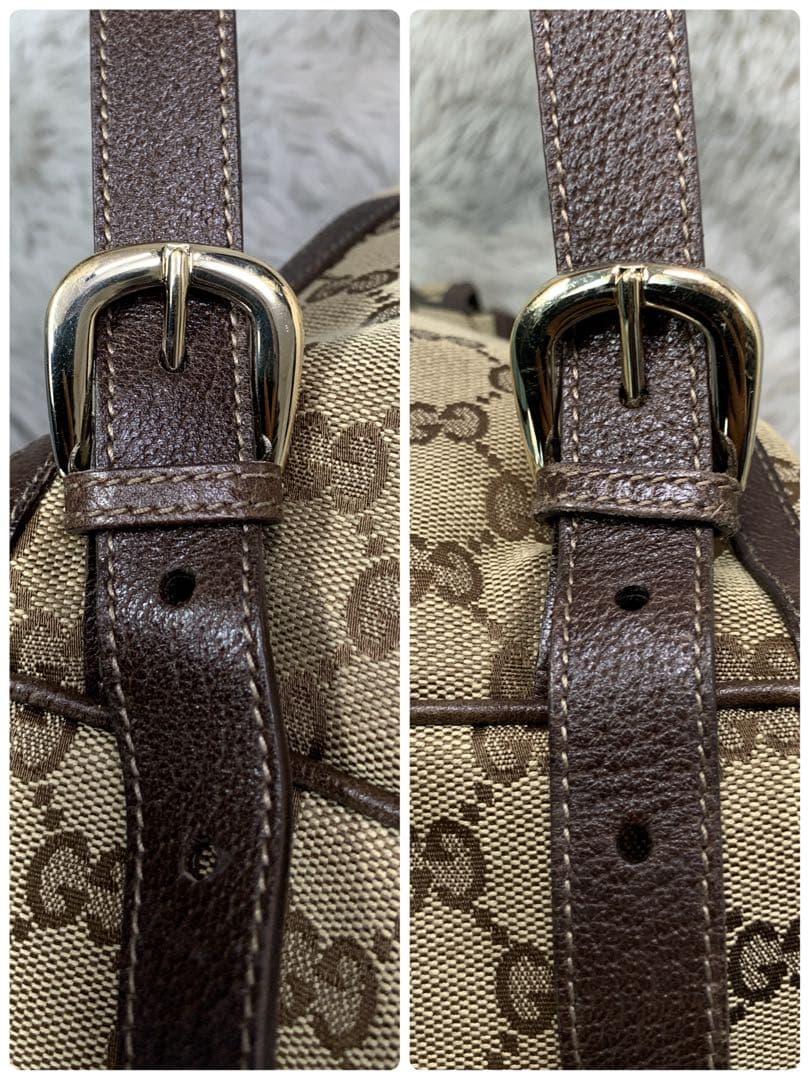 極美品 GUCCI グッチ アビー リュック バックパック GGキャンバス