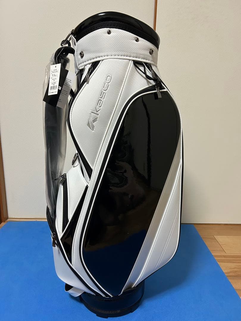 Kasco キャディバッグ ホワイト/ブラック