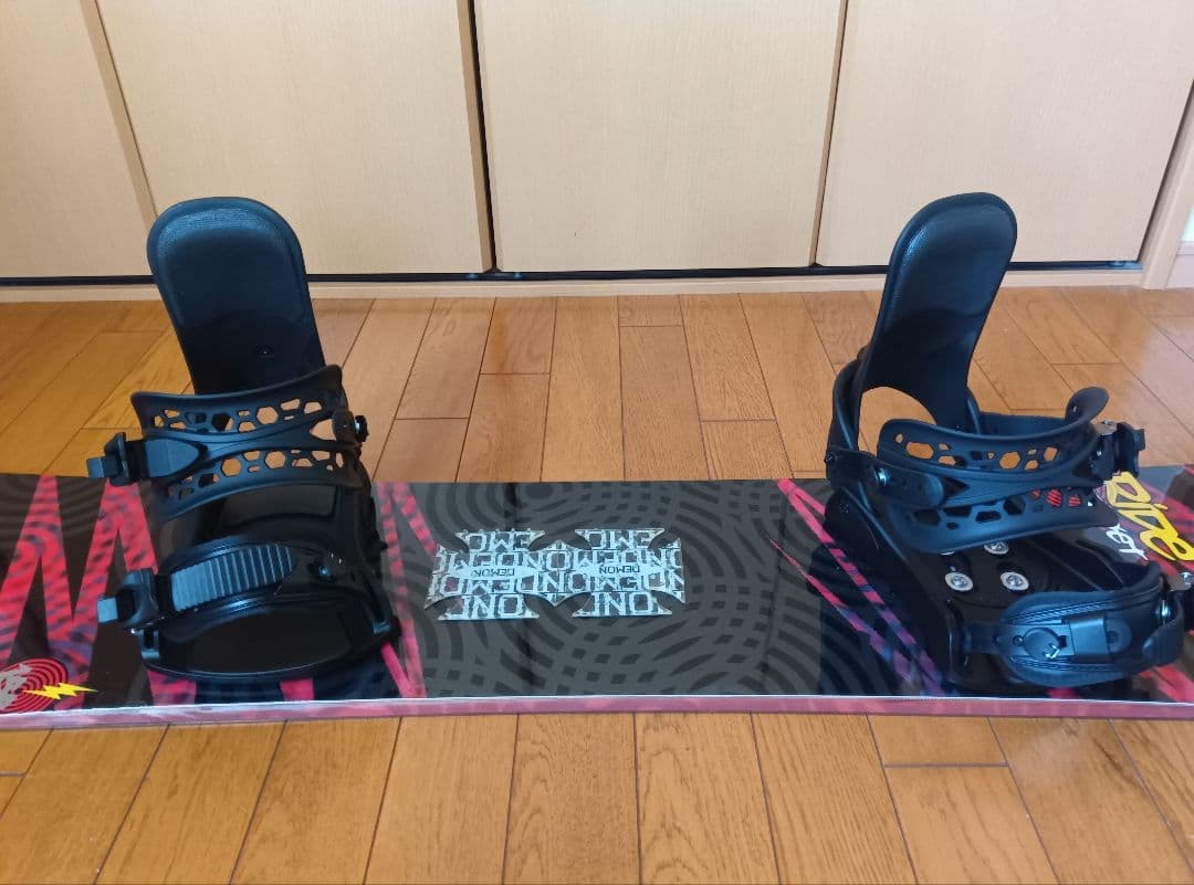良品 RIDE スノーボード ビンディングセット