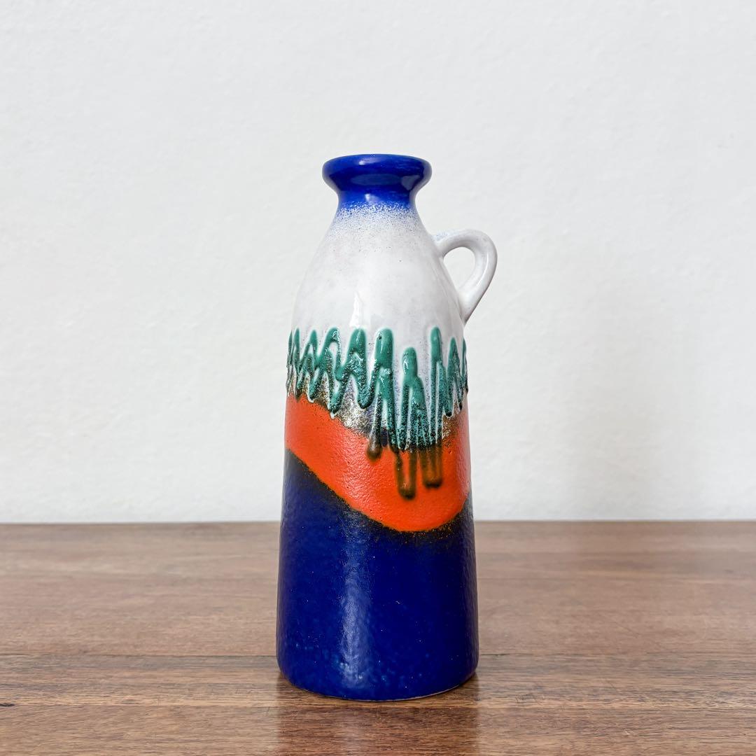 【東ドイツ Strehlaのジャグ花瓶】ミッドセンチュリー 384