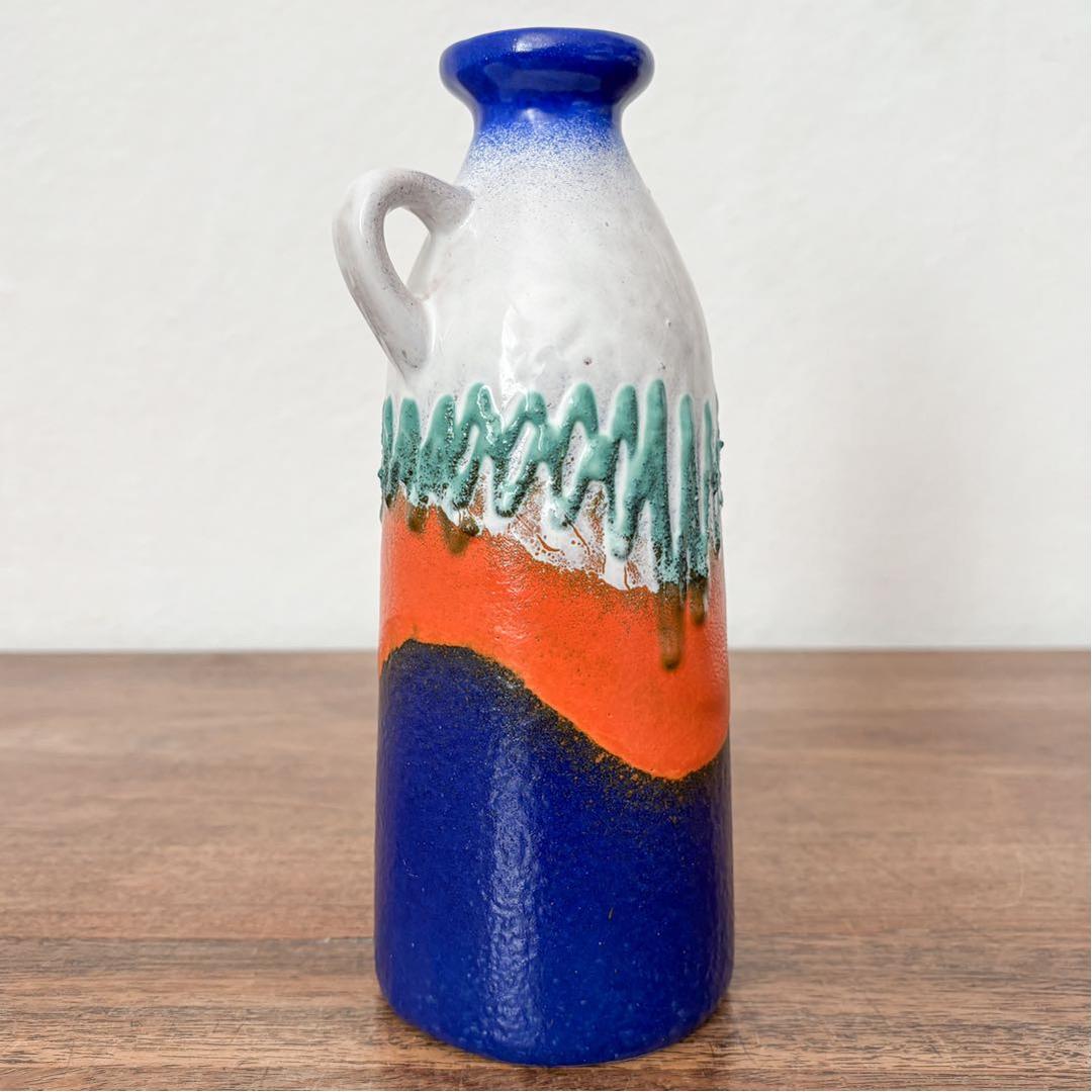 【東ドイツ Strehlaのジャグ花瓶】ミッドセンチュリー 384