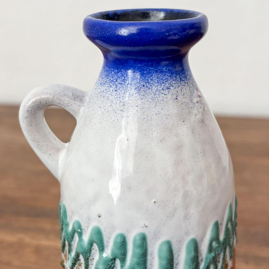 【東ドイツ Strehlaのジャグ花瓶】ミッドセンチュリー 384