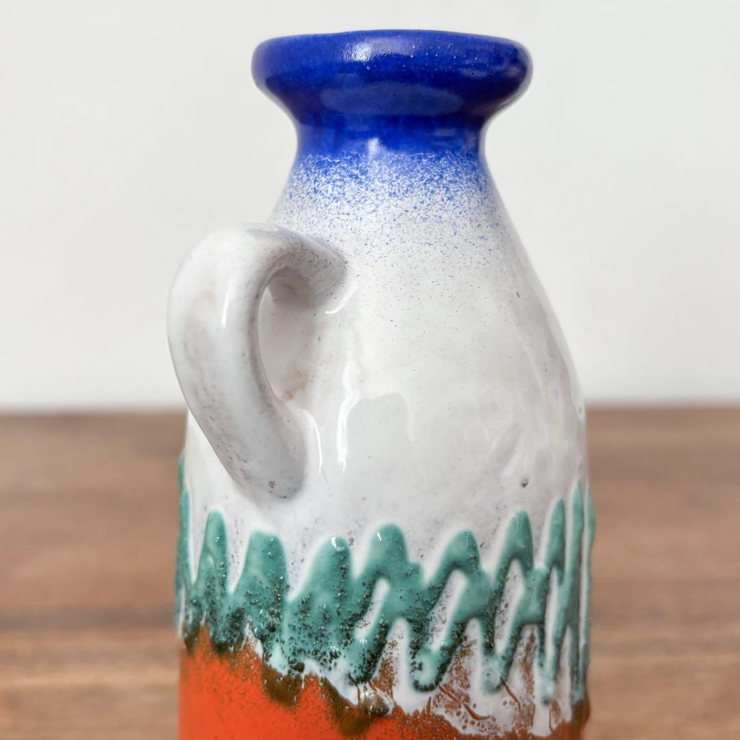 【東ドイツ Strehlaのジャグ花瓶】ミッドセンチュリー 384