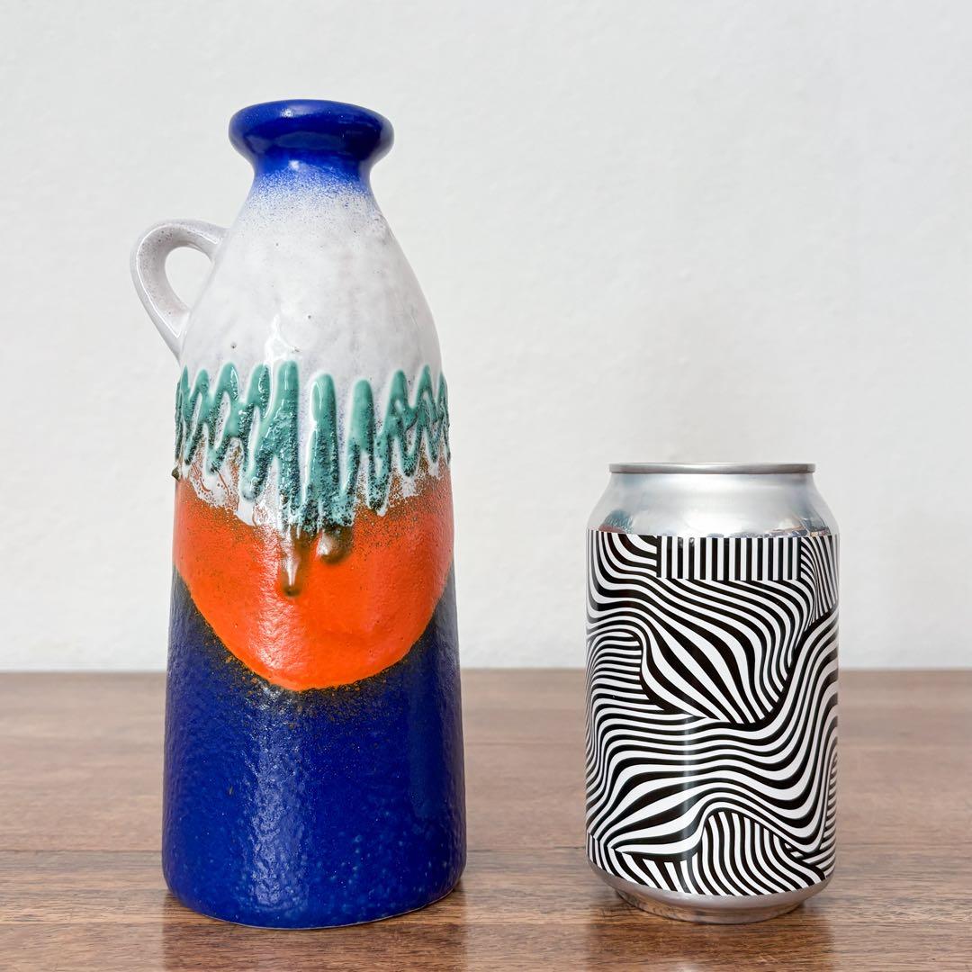 【東ドイツ Strehlaのジャグ花瓶】ミッドセンチュリー 384