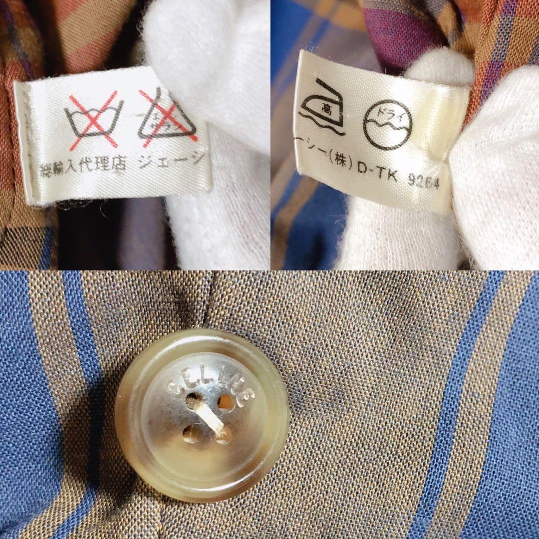 至高の逸品 希少 セリーヌ CELINE トレンチ コート ロング チェック