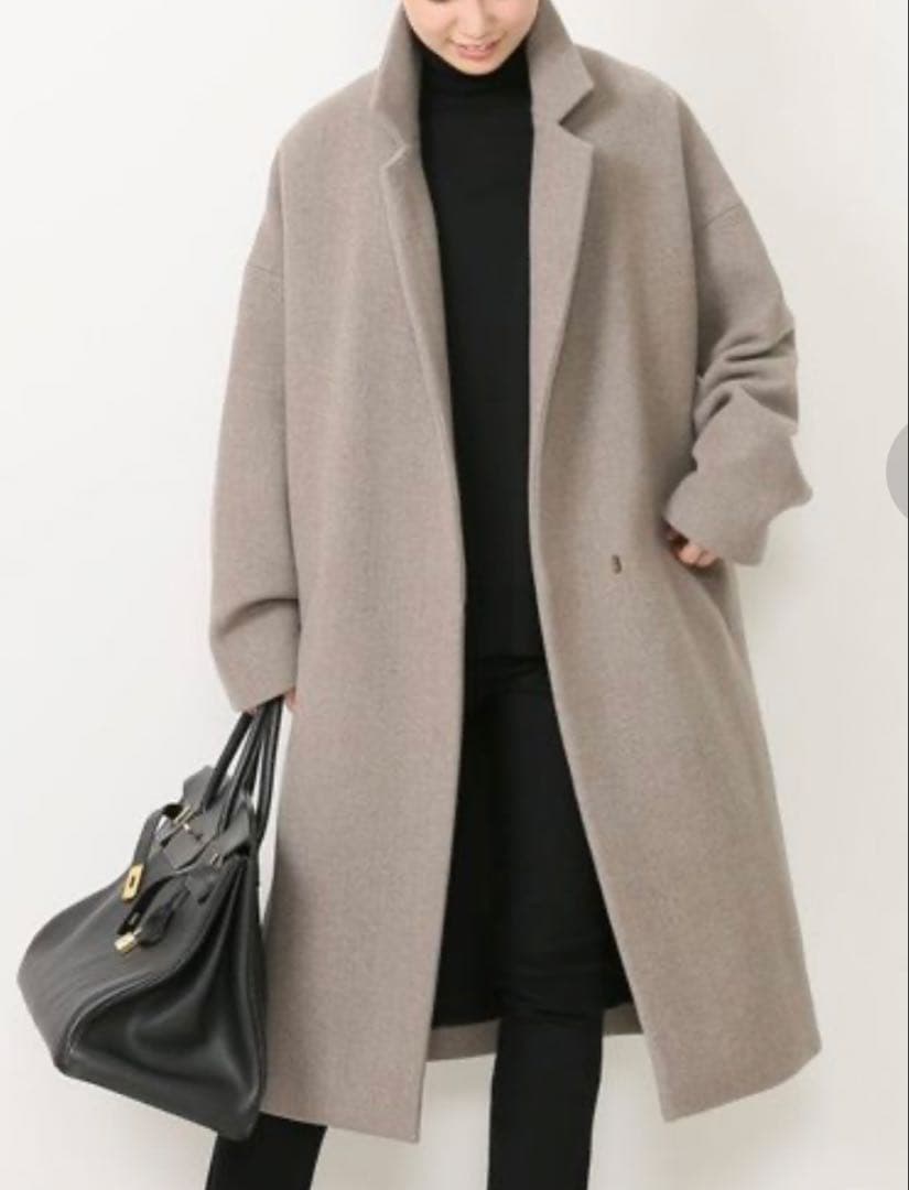 32PARADIS ウールコート198,000円 グレージュ フリー