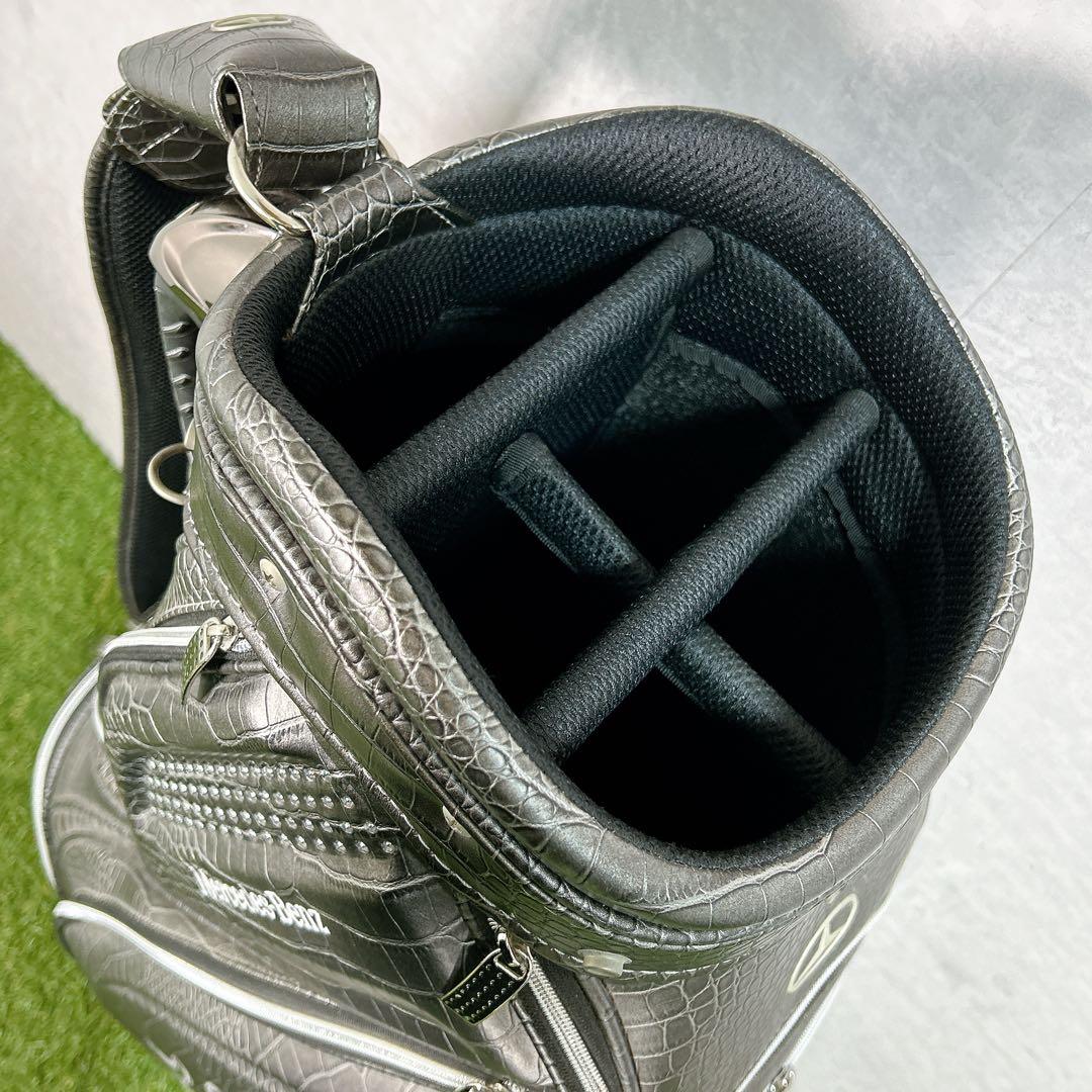 タイトリスト　メルセデス　ベンツ　キャディバッグ　ゴルフ　限定　クロコ　ワニ