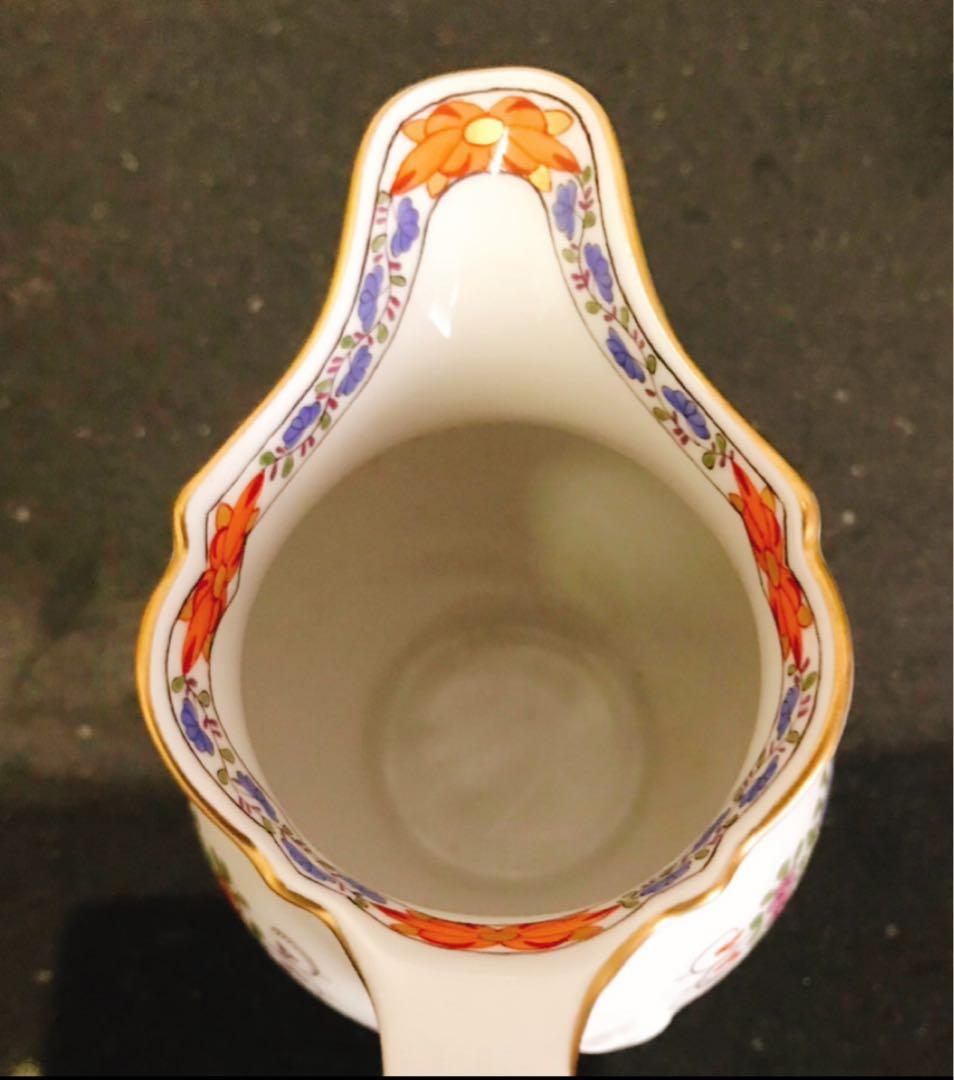 マイセン　インドの花　多彩色　柿右衛門写し　シュガーポット&クリーマー