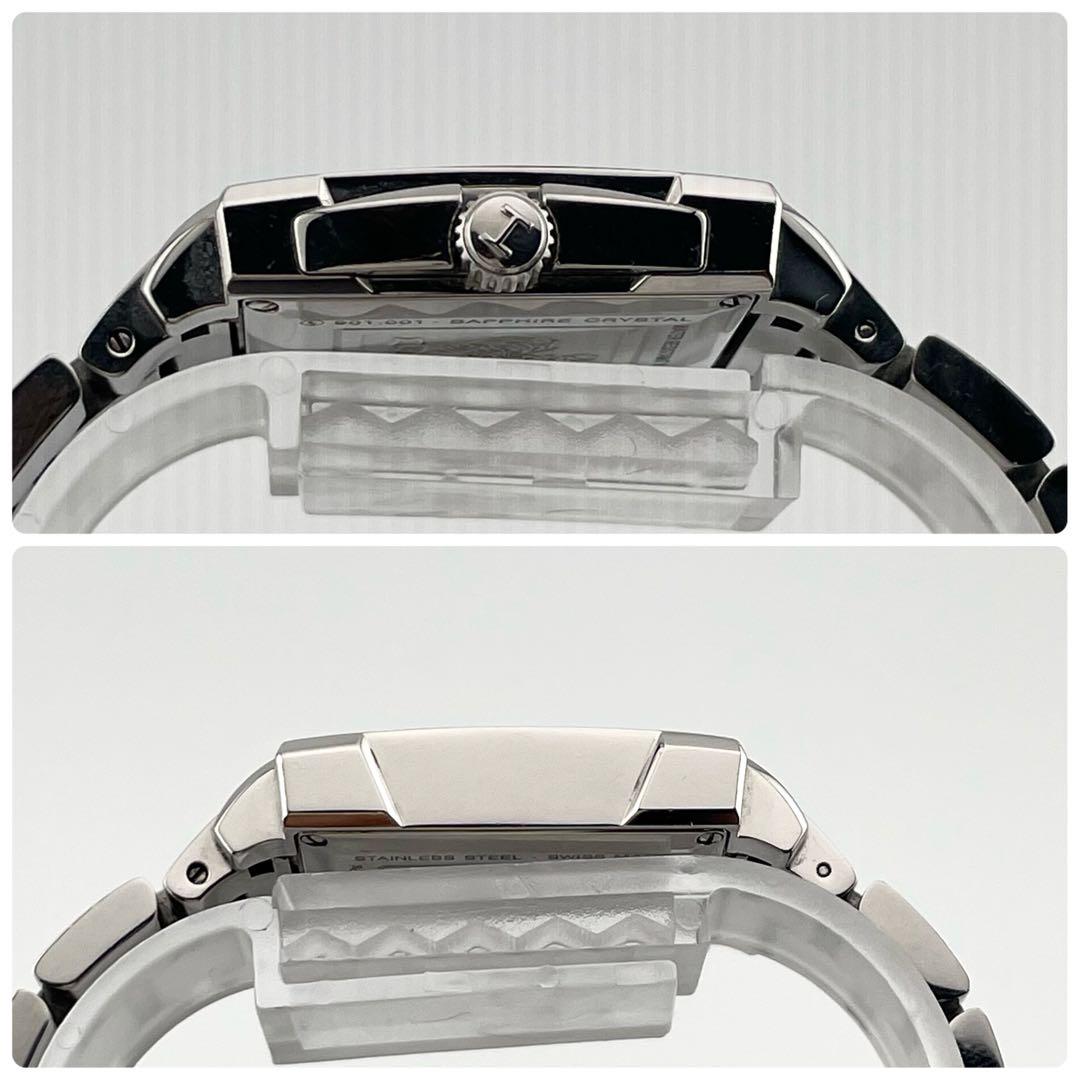 【稼働/新品電池】ハミルトン　ジャズマスター　スクエア　6P ダイヤ　シェル