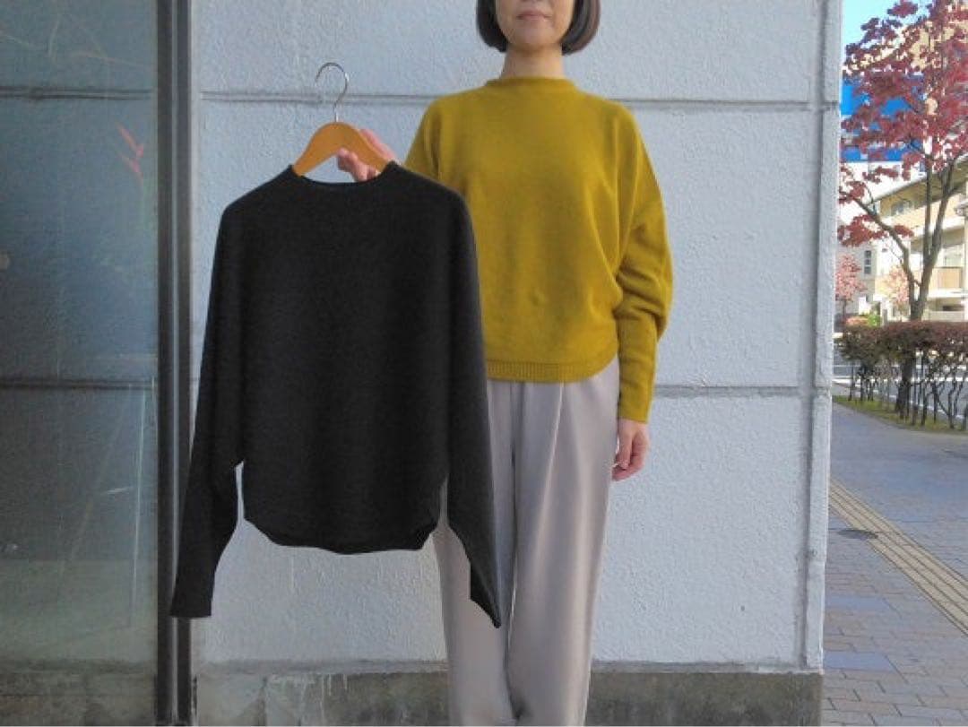 ババグーリ未使用　ポッサムカシミヤシルクのニット　手袋付き　ヨーガンレール