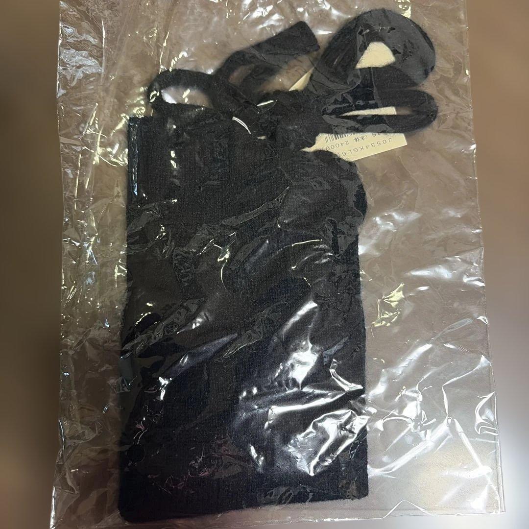 ババグーリ未使用　ポッサムカシミヤシルクのニット　手袋付き　ヨーガンレール