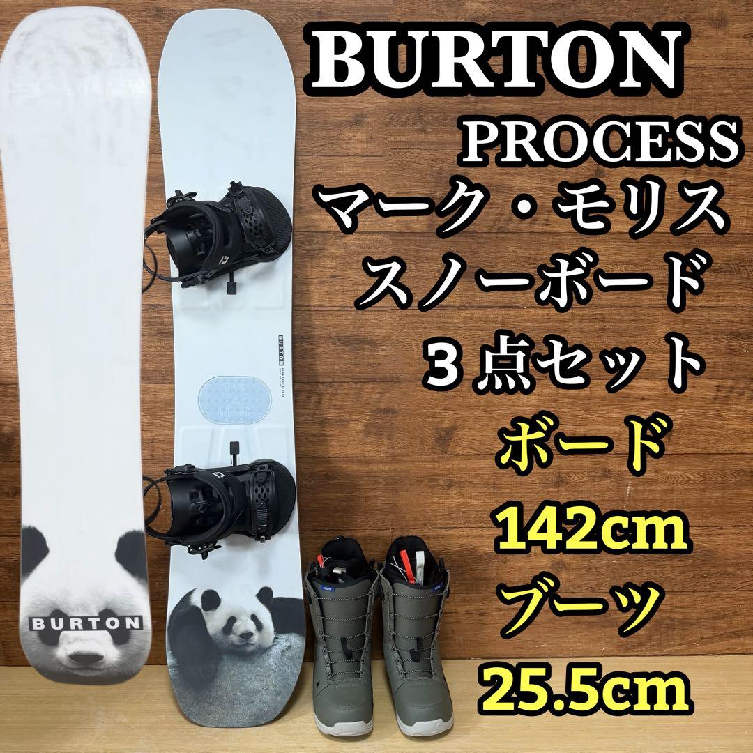 美品　BURTON マークマクモリス使用　スノーボード 3点セット　142cm