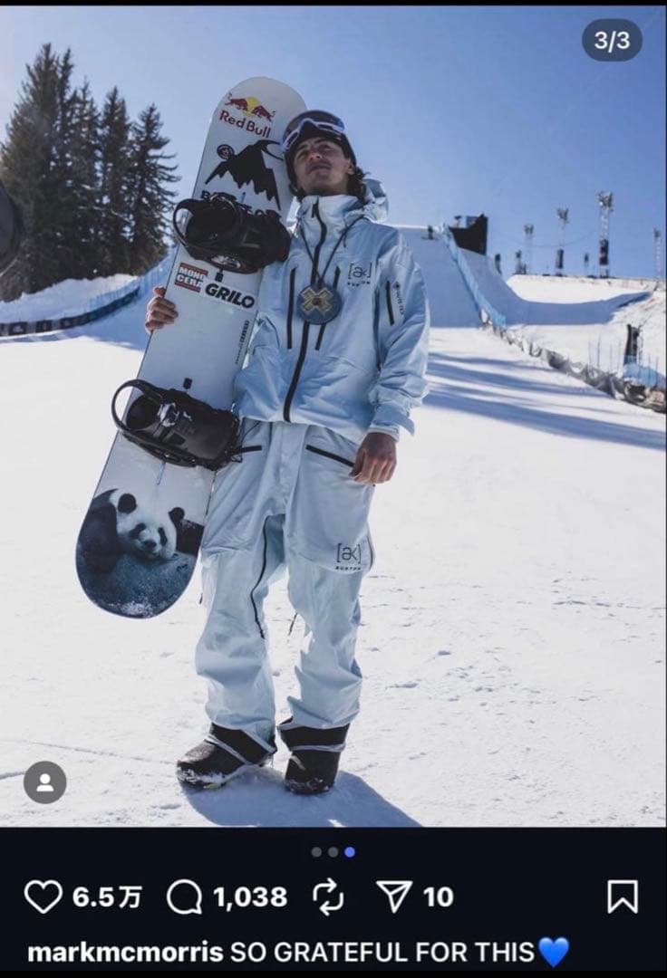 美品　BURTON マークマクモリス使用　スノーボード 3点セット　142cm