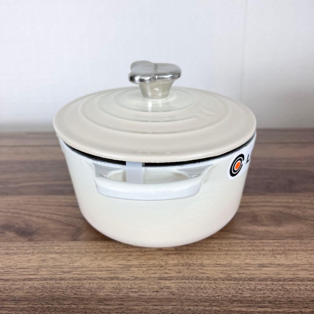 【新品未使用】LE CREUSET ココットロンド 14cm ベアーツマミ