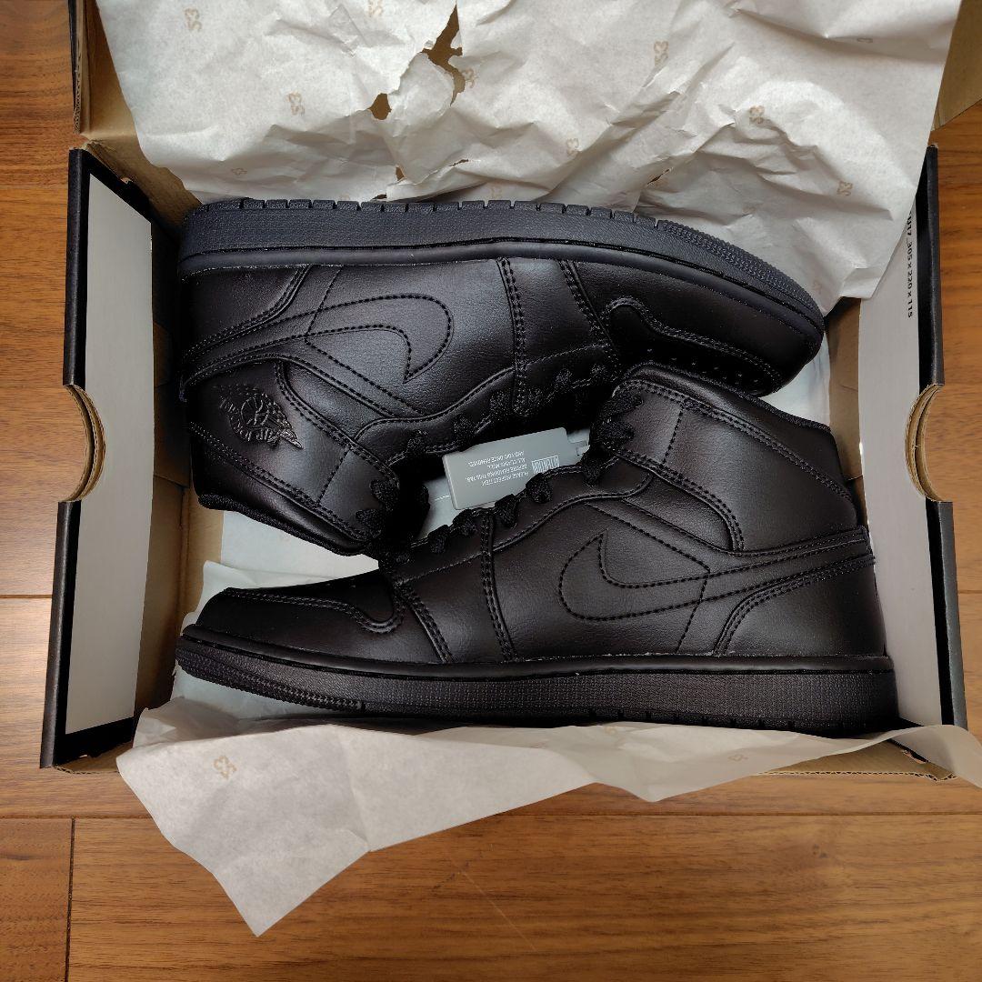 REPEZEN様用 AIR JORDAN 1 MID TRIPLE BLACK