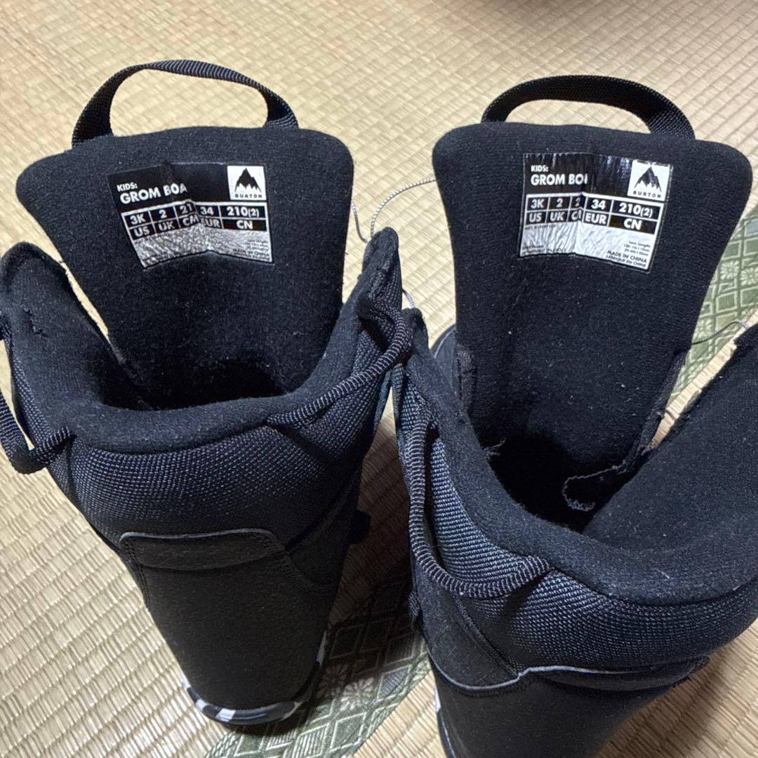 バートン　グロム　ボア　ブーツ　3K 21cm