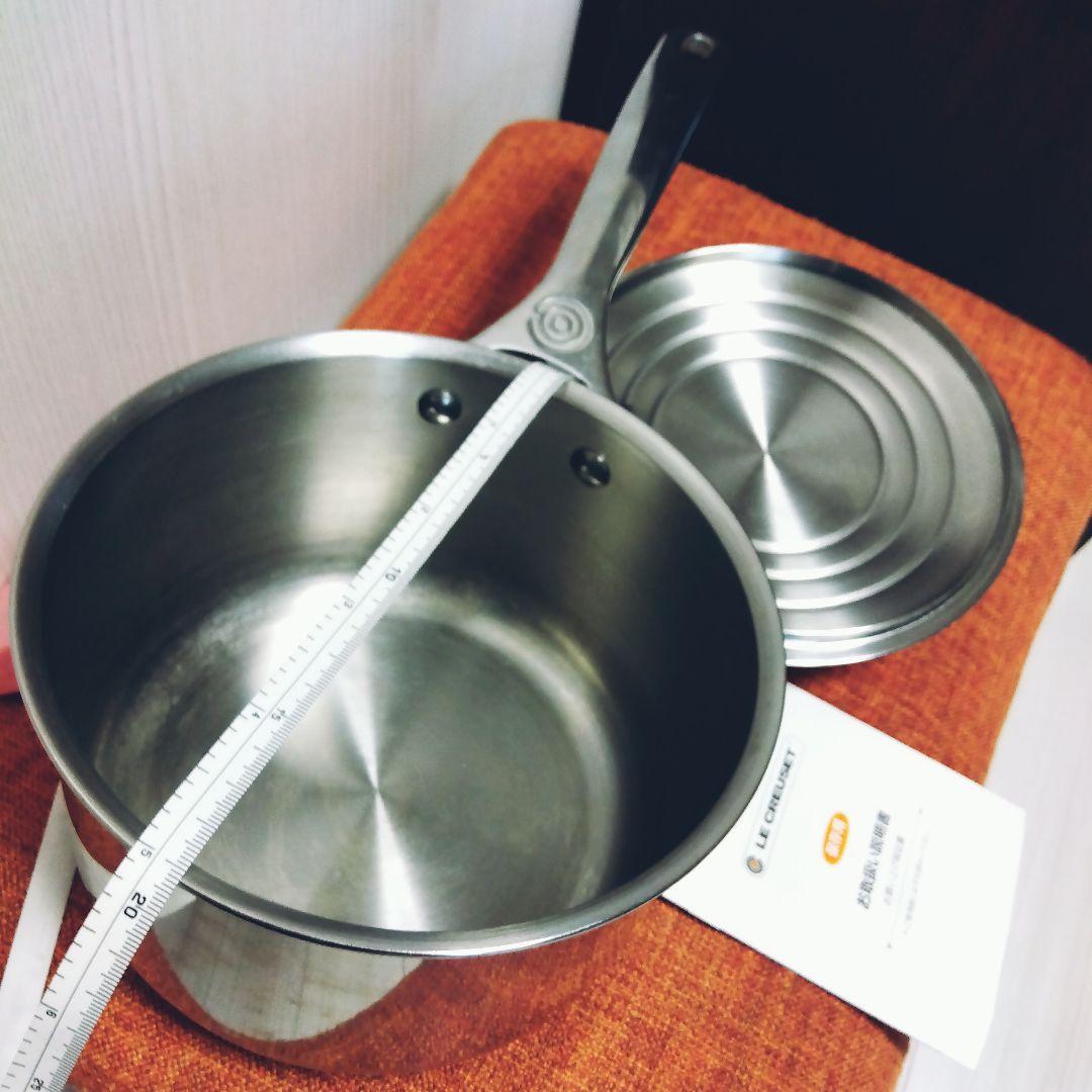 LE CREUSET 高級ステンレス　片手鍋 18cm〜　ル・クルーゼ　店舗用可