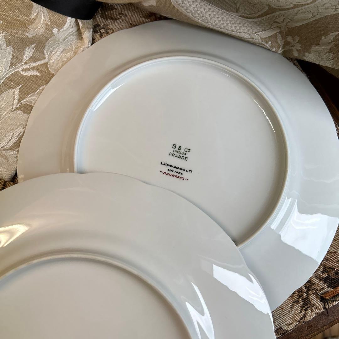 新品フランス製 Bernardaud マリーアントワネットが愛した花 ディナー皿