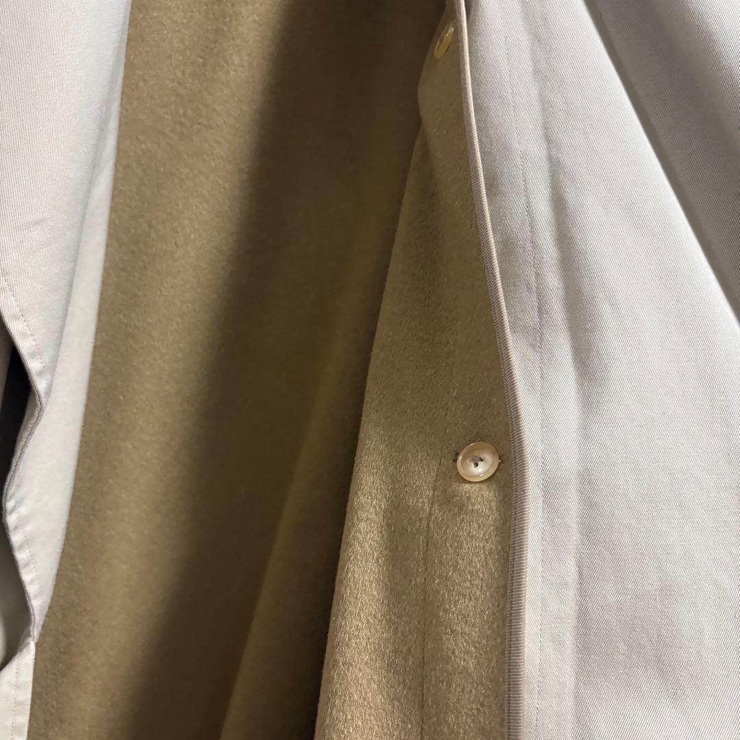 未使用 コモリ ウォッシュド タイロッケンコート ライナー付 U03-04012