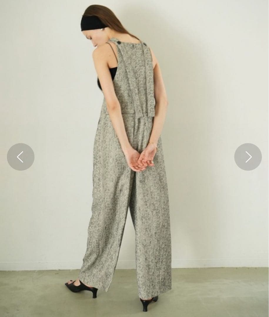 クラネ　COCOON SALOPETTE PANTS