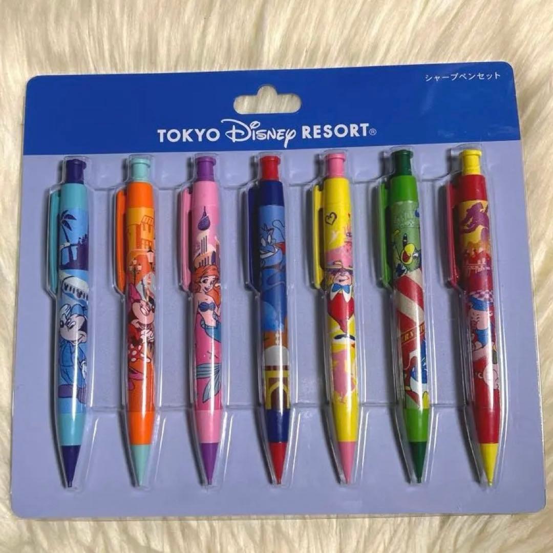 激レア　入手困難　東京ディズニーリゾート　シャープペン7本セット　レトロ