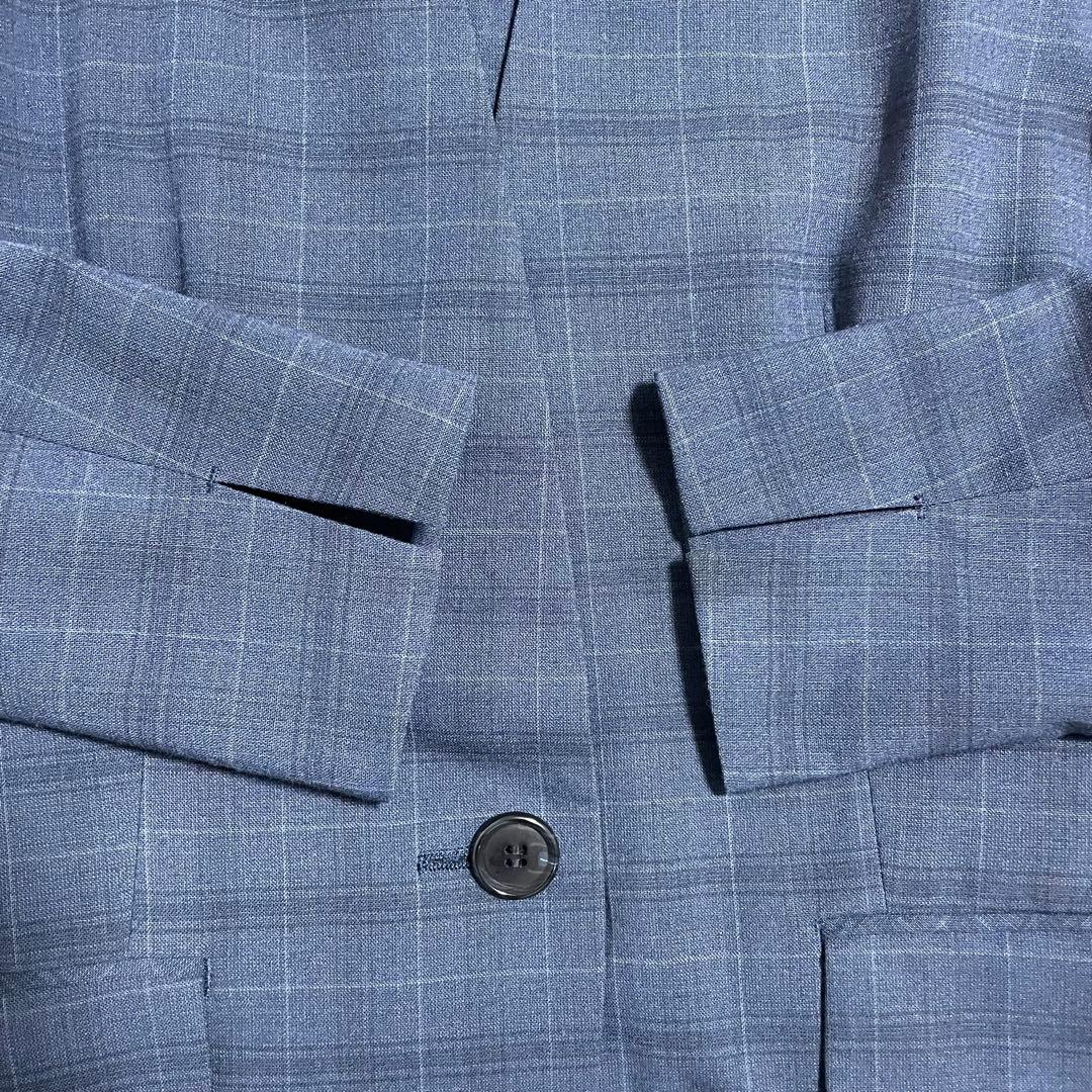 【美品】スーツカンパニー ノーカラージャケット パンツスーツ セットアップ ML