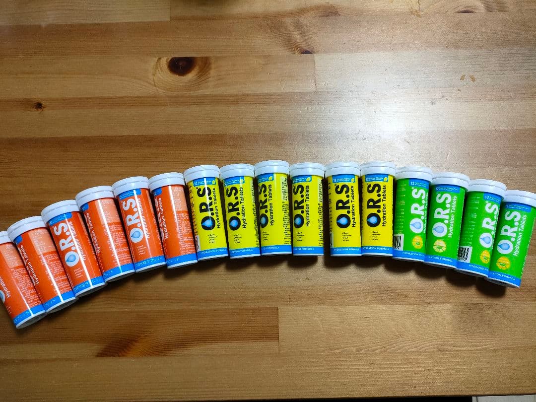 ORS ハイドレーションタブレット 　3フレーバーセット　合計16本