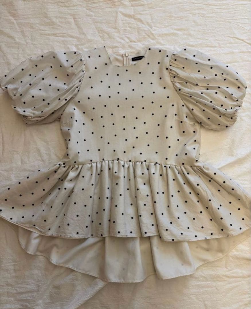 tsuru by marikooikawa ドット　トップス