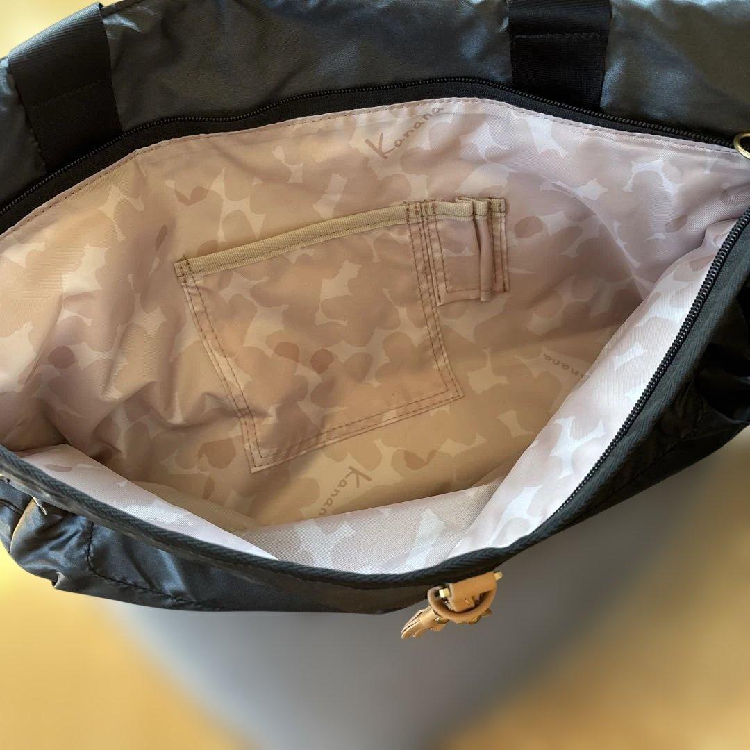 Kanana project濃紺ボストンバッグ 新品級お買い得