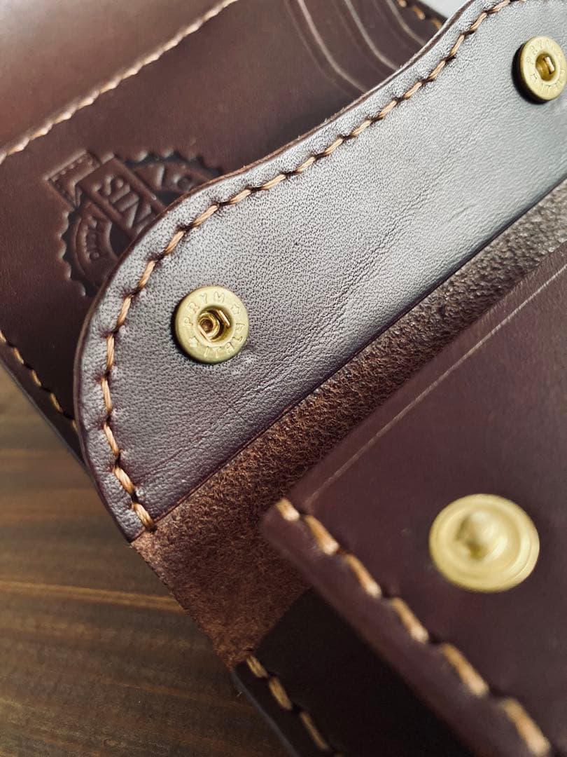 【ブルガロ】TS03-76ショートトラッカーウォレット&真鍮チェーン別売り