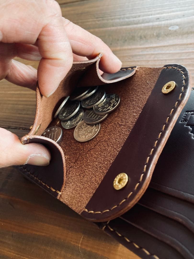 【ブルガロ】TS03-76ショートトラッカーウォレット&真鍮チェーン別売り