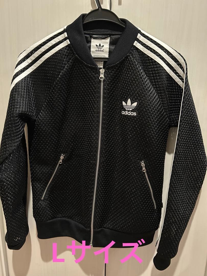 【レア】メッシュ　アディダス　トラックジャケット　クロシェ　メッシュ　ジャージ