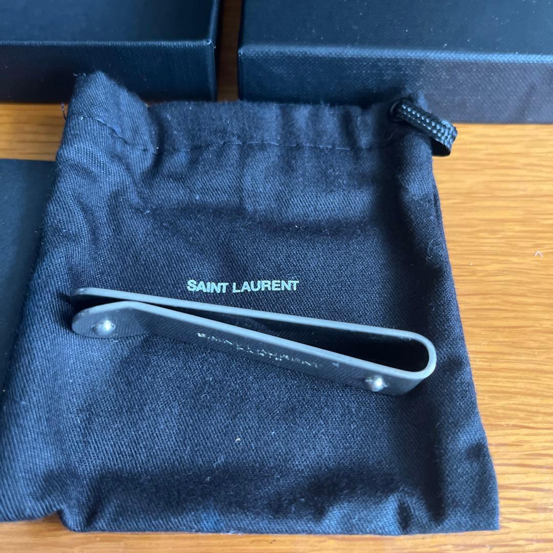 SAINT LAURENT マネークリップ シルバー