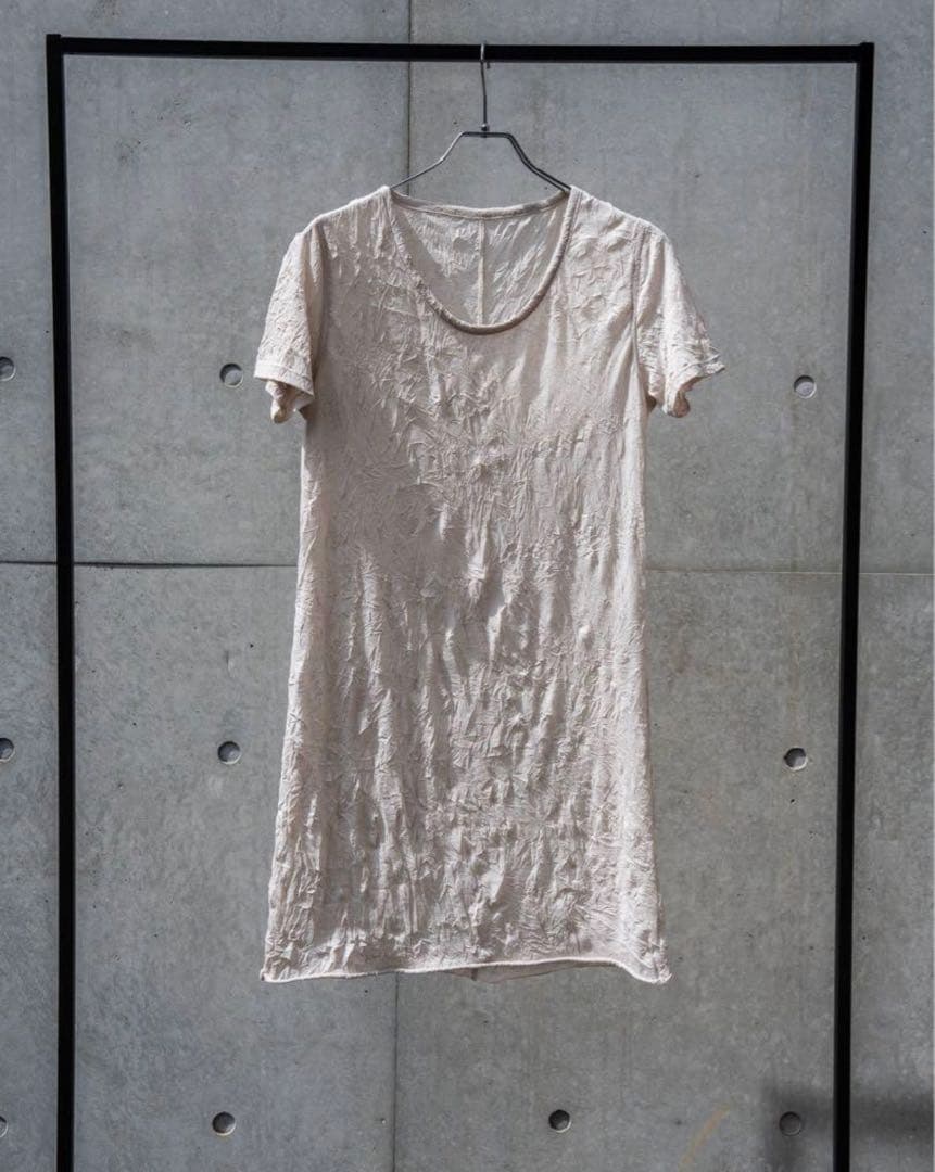 Craft Fabric Layered U-neck T-shirt サイズ0