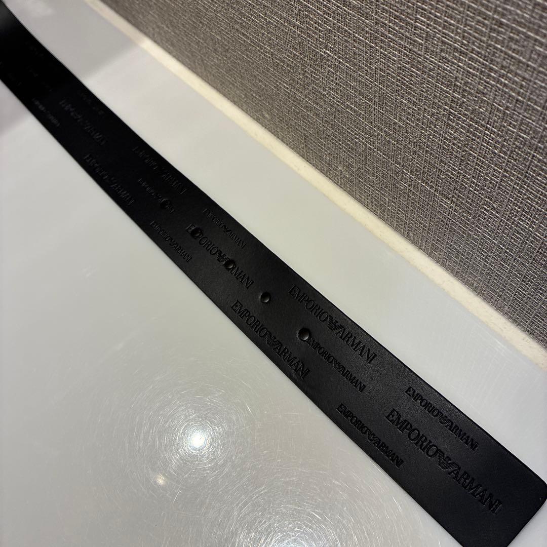 EMPORIO ARMANI リバーシブル　メンズ　ベルト　黒 茶